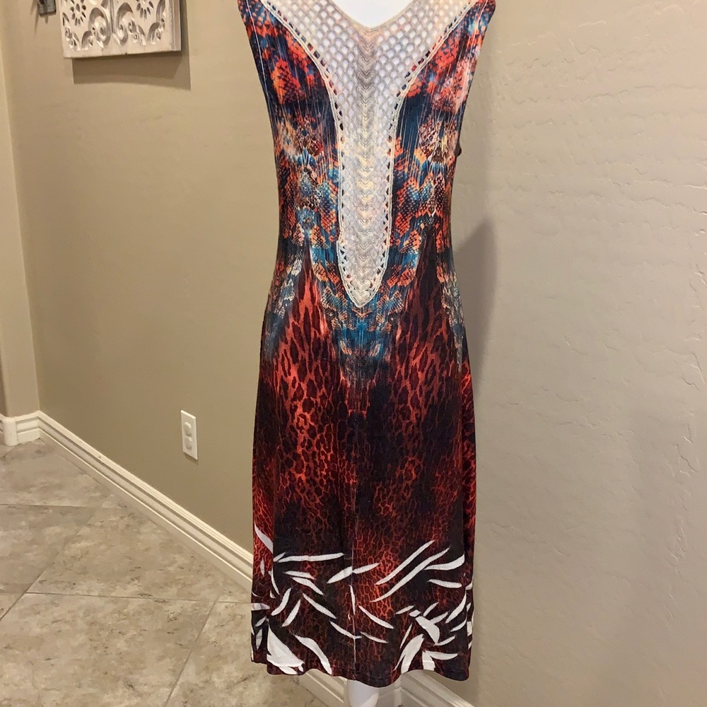 Be Vocal Multicolor Sleeveless Dress SzXL - Picture 2 of 3